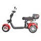 Электроскутер Citycoco WS-PRO+ Trike 3000w 21Ah - Красный